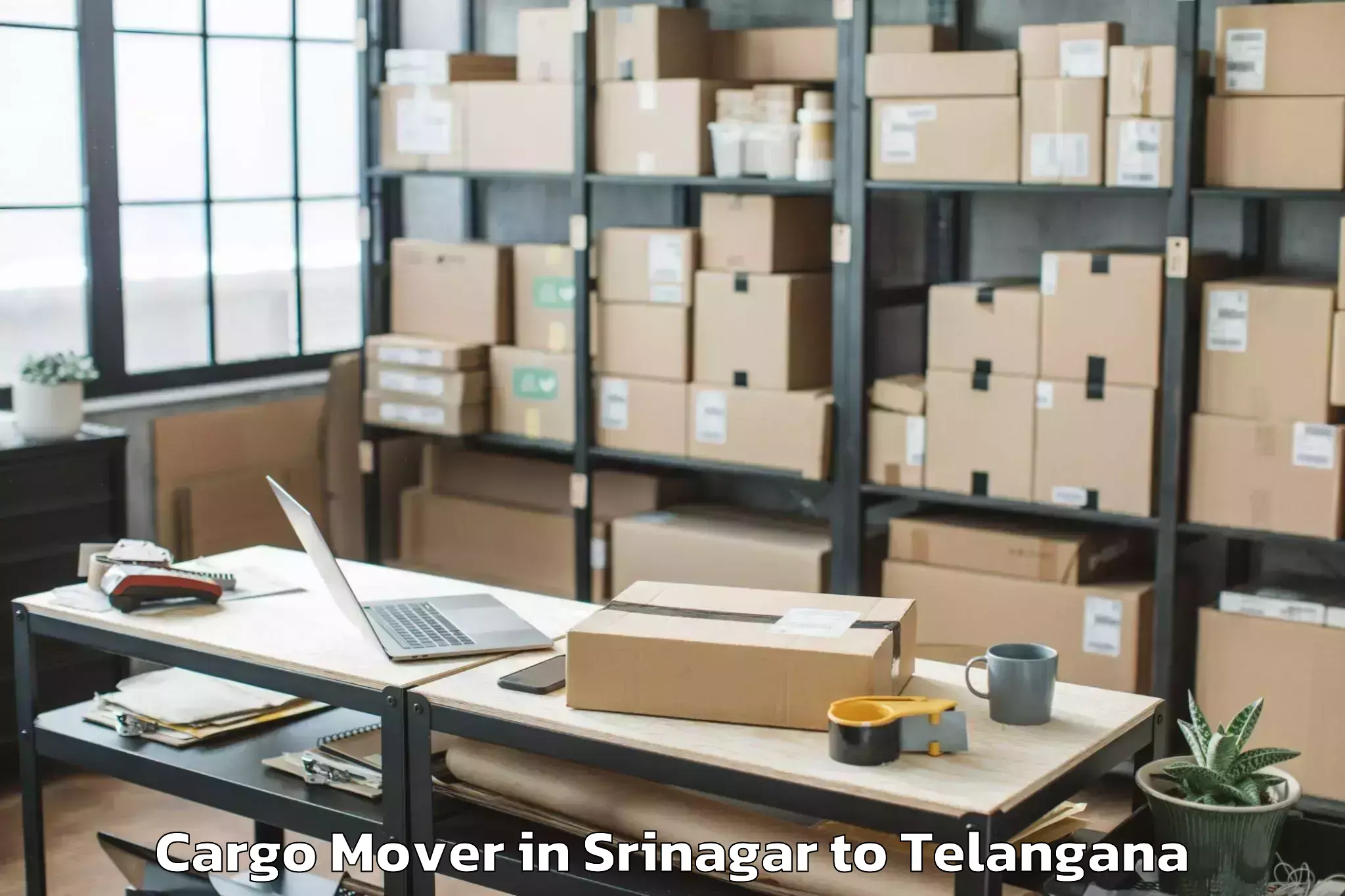 Book Srinagar to Serilingampally Cargo Mover